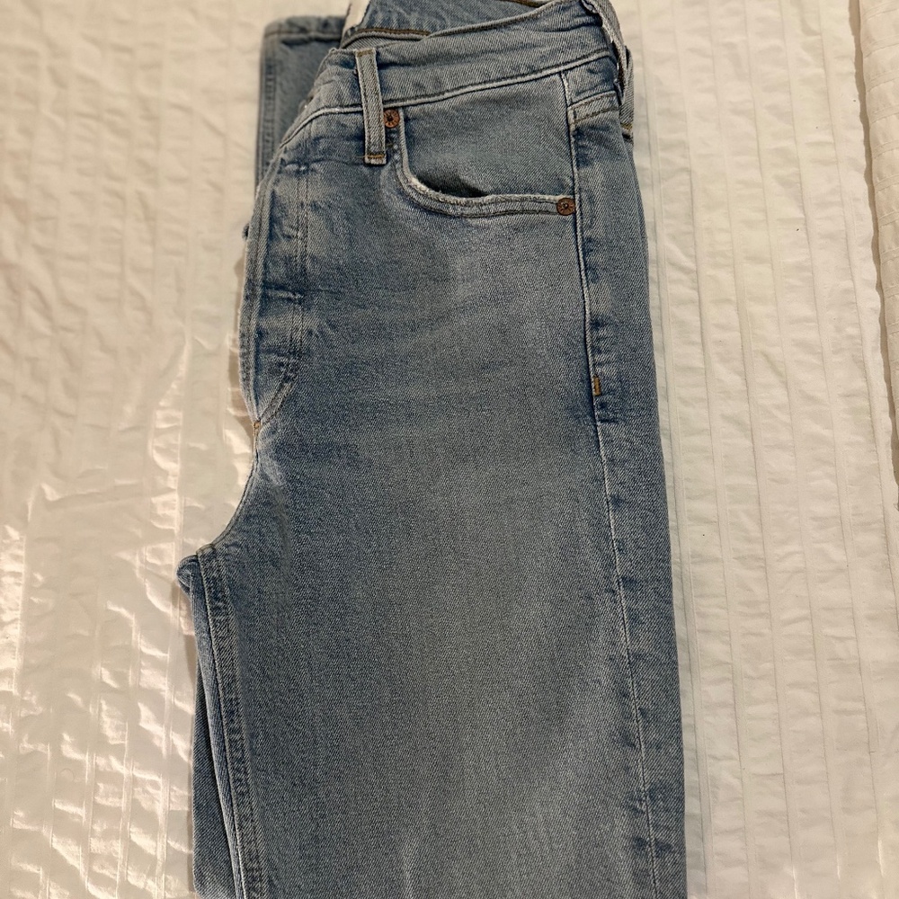 AGOLDE Jeans 25 Nico High Rise Slim Fit Pants Womens Cliffside - Picture 10 of 14